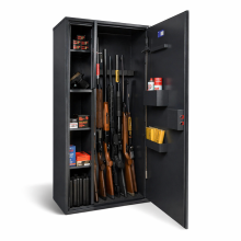 Skriňa na 7 zbraní so zámkom na kľúč, GUNCAB PT 1300/650/350 K 7016