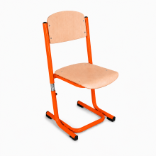 Školská stolička, výškovo nastaviteľná, SCHOOLSEAT RM KAR VN