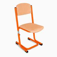 Školská stolička, výškovo nastaviteľná, SCHOOLSEAT RM KAR VN