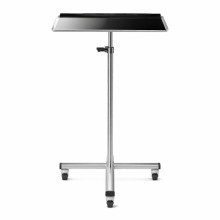 Nerezový stolík na inštrumenty, na kolieskach, HOSPI INSTRUMENT TABLE M SS