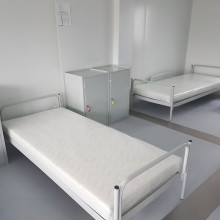 Skladacia kovová posteľ, SLEEPI H 2000/800 GY