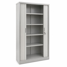 Kancelárska skriňa s rolovacími dvermi, ROLOCAB CH 1950/1000/420 GY