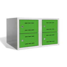 Skriňa na obuv so šírkou priehradky 400 mm, SHOEBOX H 2/4 400