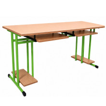 SCHOOLBENCH RM PC 2, počítačový stôl 2-miestny