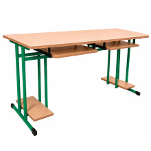 SCHOOLBENCH RM PC 2, počítačový stôl 2-miestny
