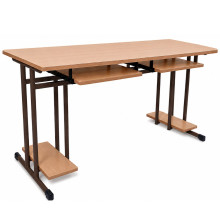 SCHOOLBENCH RM PC 2, počítačový stôl 2-miestny