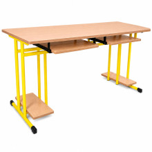 SCHOOLBENCH RM PC 2, počítačový stôl 2-miestny