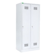 2-dverová šatníková skriňa s prepážkou, LOCKER H 2 BW 