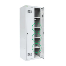 Polička do šatníkovej skrine so šírkou priehradky 300 mm, LOCKER SHELF H 300