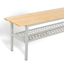 Polica na obuv k šatníkovej lavici so šírkou 2000 mm, BRIDGE SHELF BN 2000