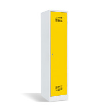 1-dverová šatníková skriňa s prepážkou, LOCKER H 1 BW