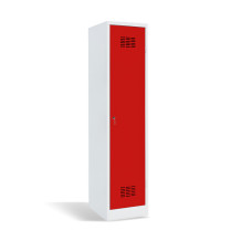 1-dverová šatníková skriňa s prepážkou, LOCKER H 1 BW