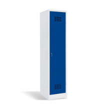 1-dverová šatníková skriňa s prepážkou, LOCKER H 1 BW
