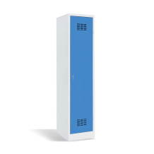 1-dverová šatníková skriňa s prepážkou, LOCKER H 1 BW