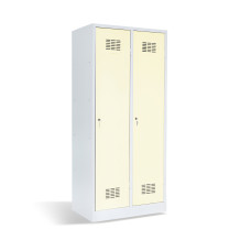 2-dverová šatníková skriňa s prepážkou, LOCKER H 2 BW 