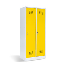 2-dverová šatníková skriňa s prepážkou, LOCKER H 2 BW 