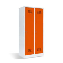 2-dverová šatníková skriňa s prepážkou, LOCKER H 2 BW 
