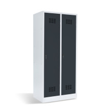2-dverová šatníková skriňa s prepážkou, LOCKER H 2 BW 