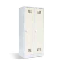 2-dverová šatníková skriňa s prepážkou, LOCKER H 2 BW 