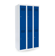 6-dverová šatníková skriňa s krátkymi dverami, LOCKER H 3/6