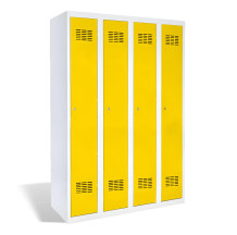 4-dverová šatníková skriňa s dlhými dverami, LOCKER H 4