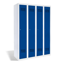 4-dverová šatníková skriňa s dlhými dverami, LOCKER H 4