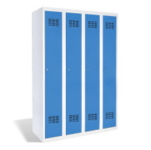 4-dverová šatníková skriňa s dlhými dverami, LOCKER H 4