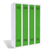 4-dverová šatníková skriňa s dlhými dverami, LOCKER H 4