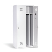 2-dverová šatníková skriňa s prepážkou, LOCKER M 2 BW