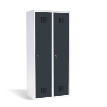 2-dverová šatníková skriňa s prepážkou, LOCKER M 2 BW