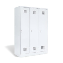 3-dverová šatníková skriňa s prepážkou, LOCKER M 3 BW