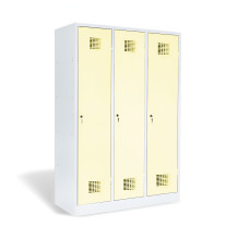 3-dverová šatníková skriňa s prepážkou, LOCKER M 3 BW