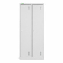 2- dverová šatníková skriňa s prepážkou, LOCKER CH 2 BW