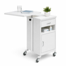 Nočný stolík s otočnou jedálenskou doskou, BEDSIDE CAB M WE