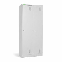 2- dverová šatníková skriňa s prepážkou, LOCKER CH 2 BW