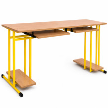 SCHOOLBENCH RM PC 2, počítačový stôl 2-miestny