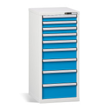 Dielenský kontajner s 9 zásuvkami, CONTI PK 1220/580 D9 BE NW