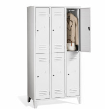 LOCKER CH 3/6 F - 6-dverová šatníková skriňa s krátkymi dvierkami