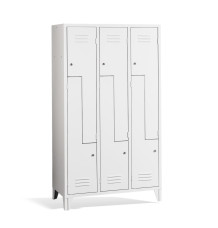 LOCKER CH Z6 F - 6-dverová šatníková skriňa so Z-kovými dvierkami