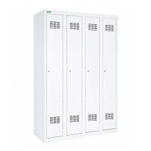 4-dverová šatníková skriňa s dlhými dverami, LOCKER H 4