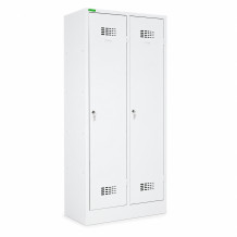 LOCKER M 2 400 | Kovová šatníková skriňa 2-dverová bez prepážok