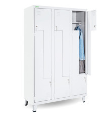 LOCKER H Z6 400 | 6-dverová šatníková skriňa so Z-kovými dverami so šírkou 400 mm