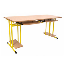 SCHOOLBENCH RM PC 2, počítačový stôl 2-miestny
