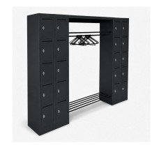 WARDROBE OPEN 2320 LH 7016 | Otvorený šatníkový systém s 20 priehradkami s otvorom na listy