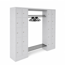 Otvorený šatníkový systém s 20 priehradkami, WARDROBE OPEN 2320