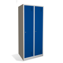 2- dverová šatníková skriňa s prepážkou, LOCKER CH 2 BW