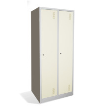 2- dverová šatníková skriňa s prepážkou, LOCKER CH 2 BW