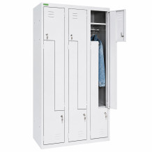 6-dverová šatníková skriňa, LOCKER H Z6 300