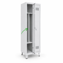 Krátka deliaca priečka do šatníkovej skrine série H, LOCKER DIV H SHORT
