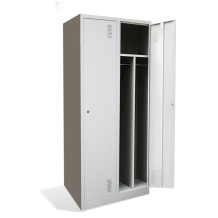 2- dverová šatníková skriňa s prepážkou, LOCKER CH 2 BW
